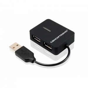 Hub Mini Travel Conceptronic 4 Portas USB 2.0